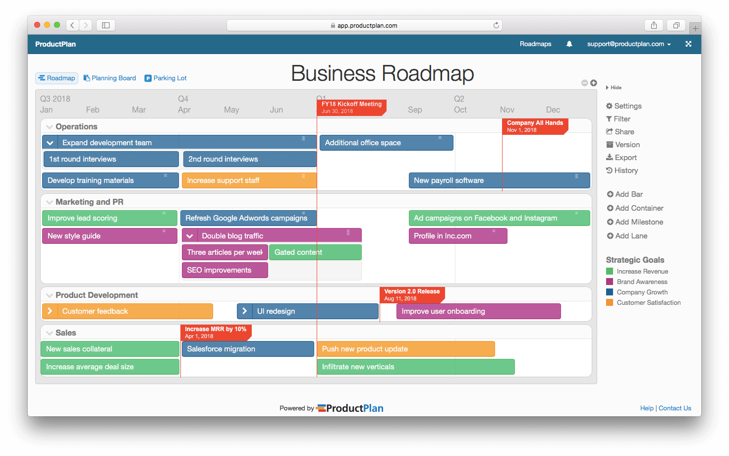roadmap planner online free